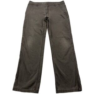 Toad&Co Mission Ridge Pant Mens 36x34 Brown Organic Cotton Regular Fit Chino